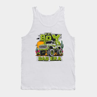 funny sayings In My Boy Dad Era Tank Top